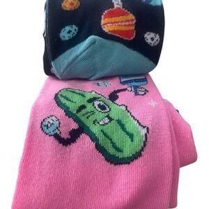 Men’s novelty Pickleball Character Crew Socks 8-13